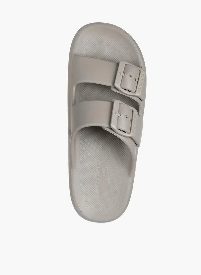 SKECHERS Men Buckle Accent Slides